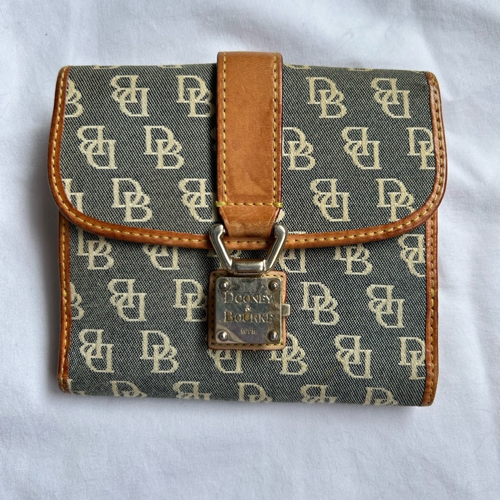 Dooney & Bourke Tan and Gray Women's Wallet